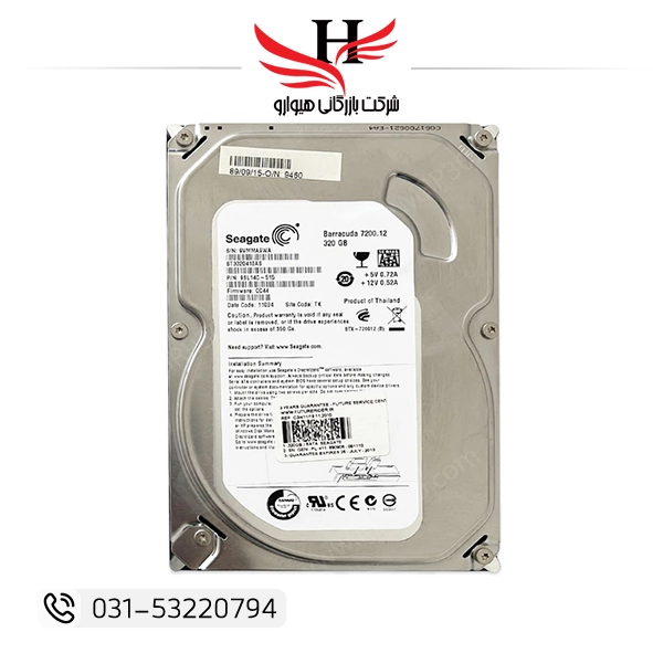 تصویر هارد اینترنال استوک 320 گیگ سیگیت SEAGATE 