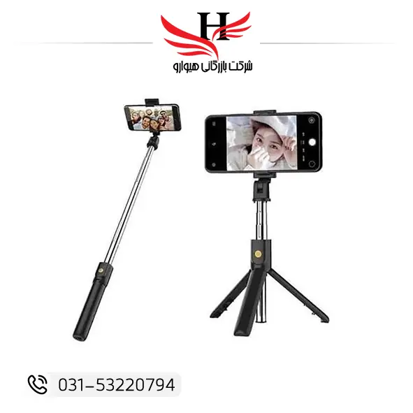 تصویر سه پایه و منوپاد نگهدارنده موبایل KALIO-S100