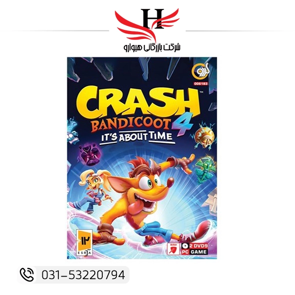 تصویر بازی گردو CERASH BANDICOOT 4 2DVD9