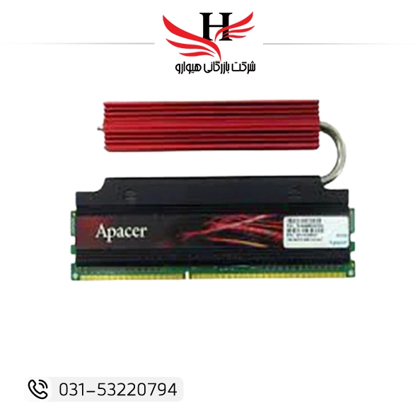 تصویر رم کامپيوتر استوک  هدسينگدار APACER 2GB PC3 1600