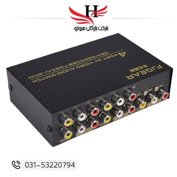 تصویر سوييچ دستي GREAT AV4PORT GR-401AV