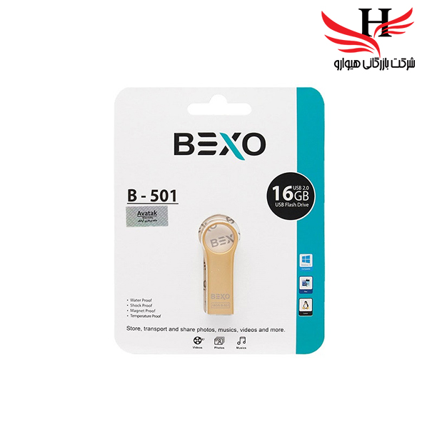 تصویر فلش مموری بکسو با ظرفیت 16گیگ مدلB-501