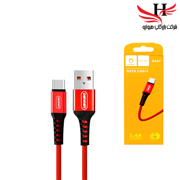 تصویر کابل شارژ تايپ سي DENMEN-DM-D02T