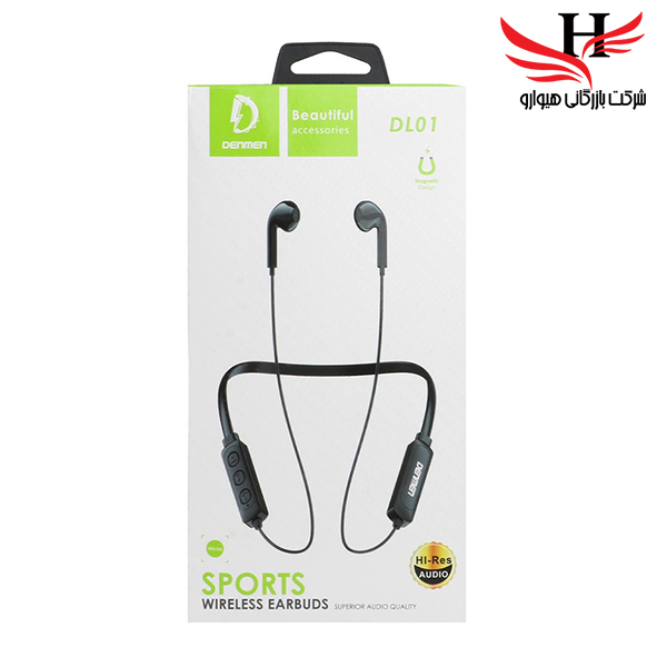 تصویر هندزفري بلوتوث گردني DENMEN DM-DL01