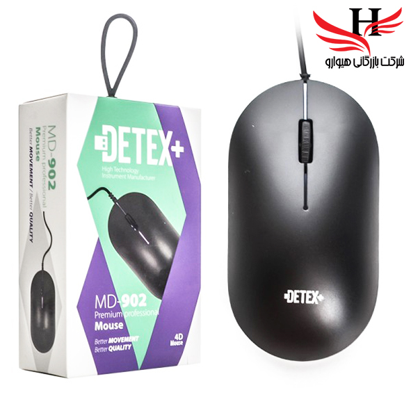 تصویر ماوس سیم دار برند ديتکس DETEX-MD902