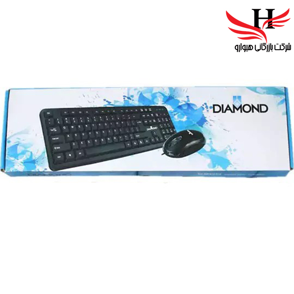 تصویر کیبورد و ماوس سیم دار  دیاموند DIAMOND-G300