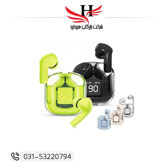 هدفون بلوتوثی Ultra Pods با طراحی مدرن و صدای شفاف مناسب مکالمه و پخش موسیقی | خرید عمده هدفون بلوتوثی از هیوارو