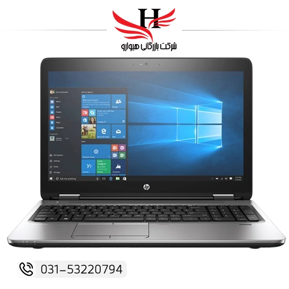 تصویر لپ تاپ استوک HP ProBook 650 G3 مدل Core i5 نسل 7 و رم 8GB و هارد 256GBو VGA INTEL SHARED و اندازه صفحه 15.6 اینچی