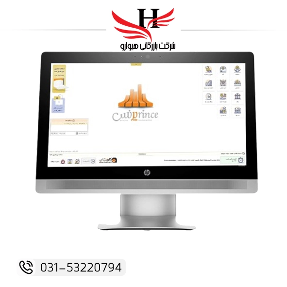تصویر ال این وان استوک  ALL IN ONE HP  مدل Core i5 نسل 6 و رم 8GB و هارد 256SSD و VGA INTEL SHARED