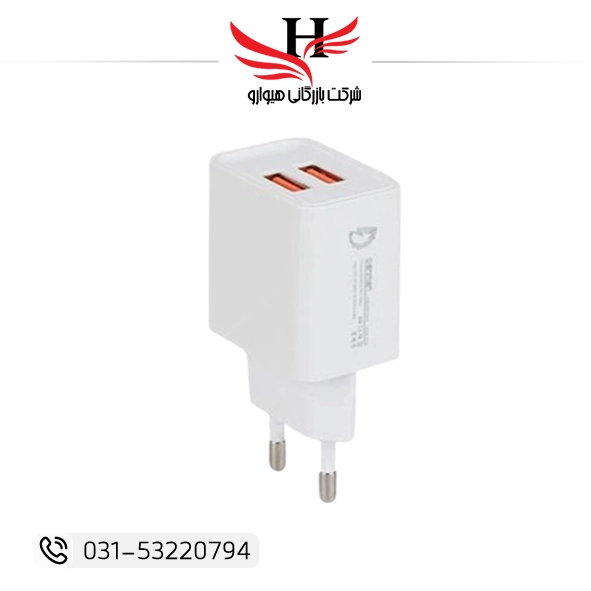 تصویر کلگي شارژ دو پورت DENMEN-DM-DC02