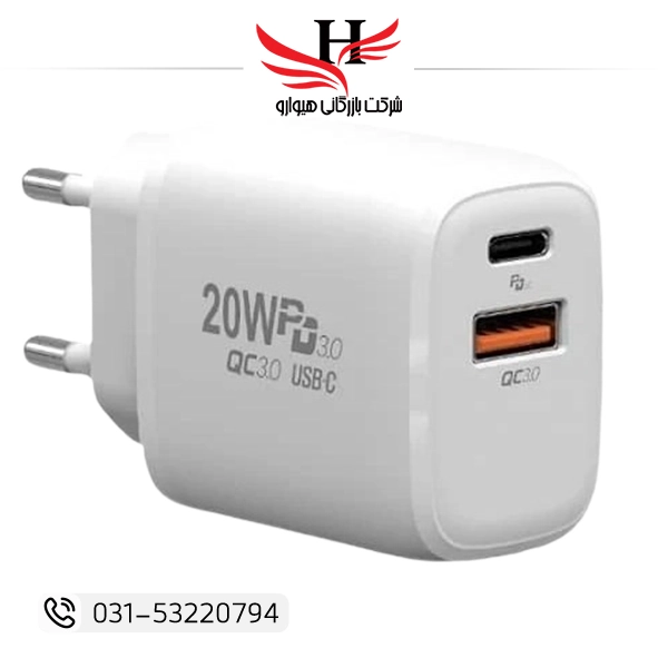 تصویر کلگي شارژ دو پورت مازارس MAZARES-CH-44