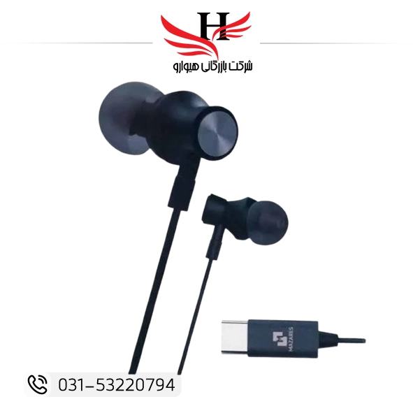 تصویر هندزفری سیم دار تایپ سی MAZARES-HF-25