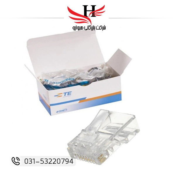 تصویر سوکت شبکه شيشه اي GR-1000 CAT6