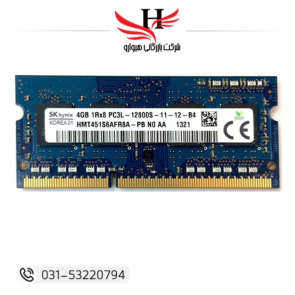 تصویر رم لپ تاپ استوک SKHYNIX 4GB PC3-L12800S