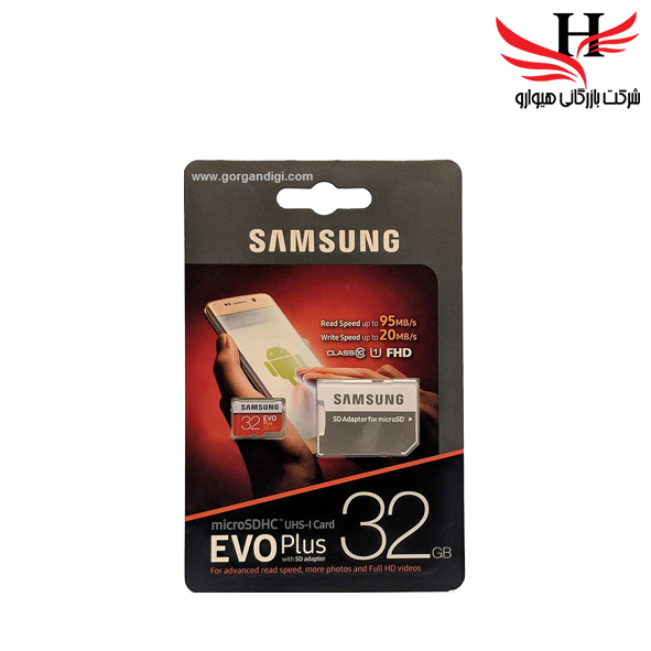 تصویر کارت حافظه microSDHC سامسونگ مدل Evo Plus کلاس 10 