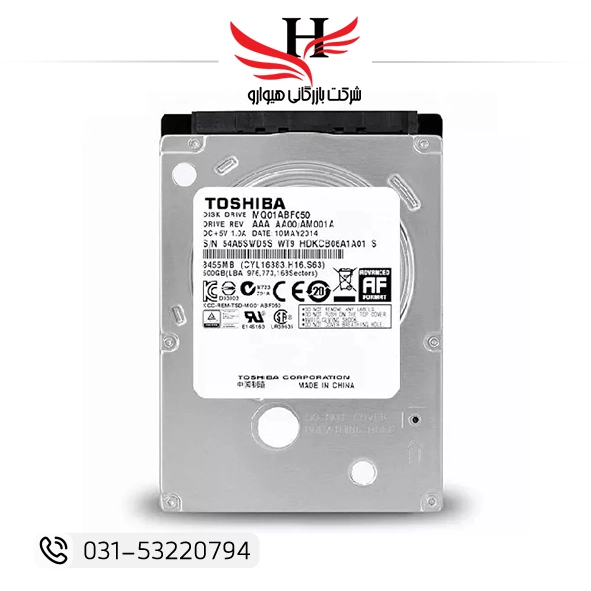 تصویر هارد اینترنال لپ تاپ استوک HDD TOSHIBA 500G SATA
